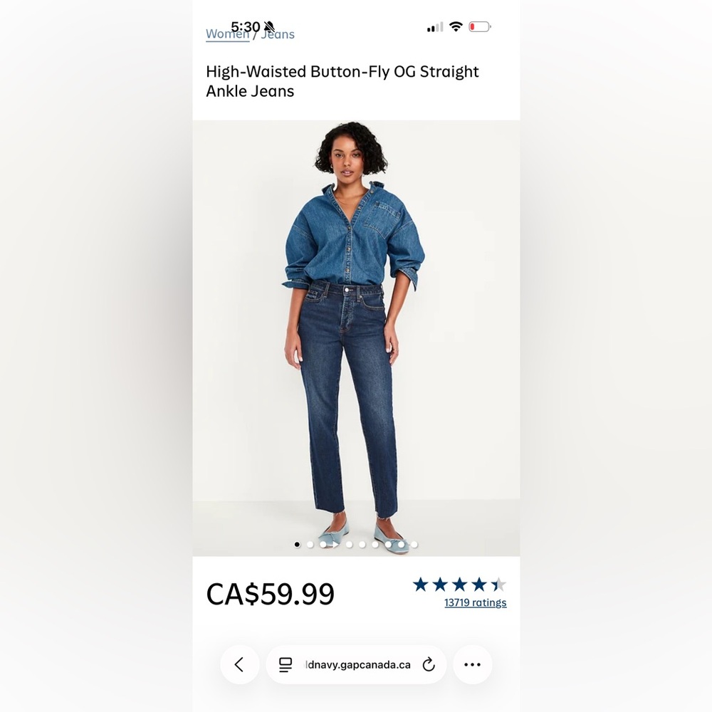 Old Navy OG Straight Ankle Jeans